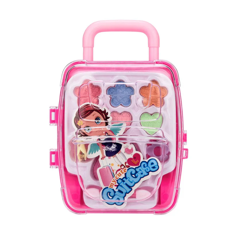 Мой милый чемодан портативный Принцесса Девочка ролевые игры игрушка Делюкс Макияж Красота brinquedos meninababy косметика для девочек D4