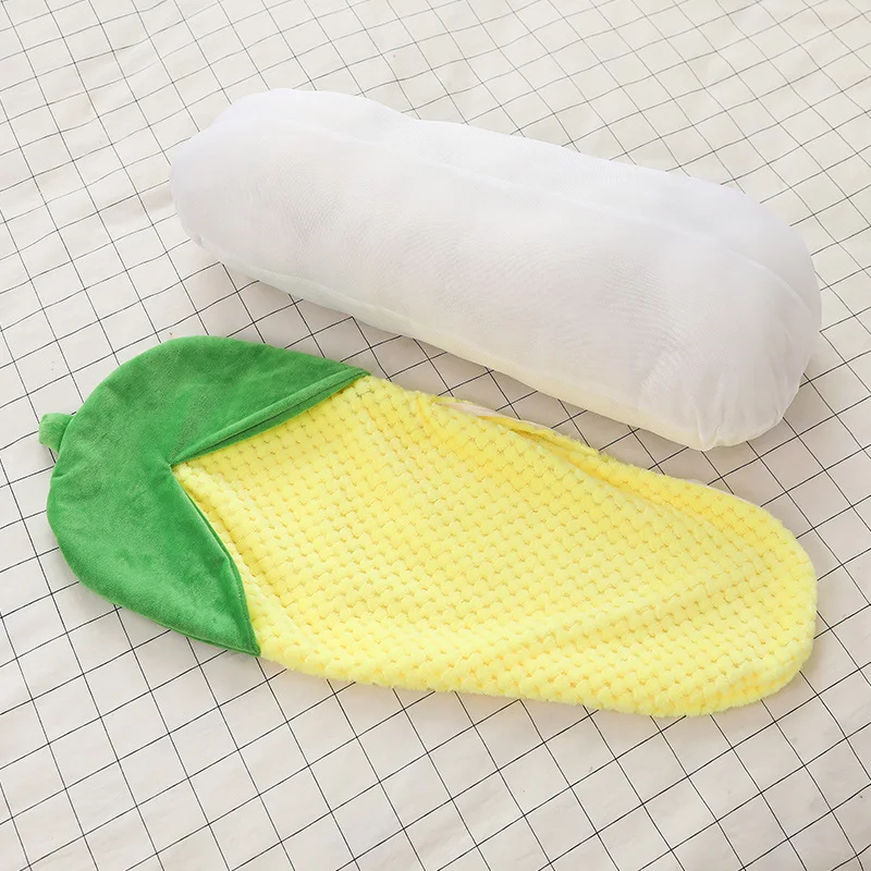 kawaii carrot detachable pillow giant plush toy strawberry corn fruit sleeping long hug pillow girl doll gift 47inch 120cm DY50635 (20)