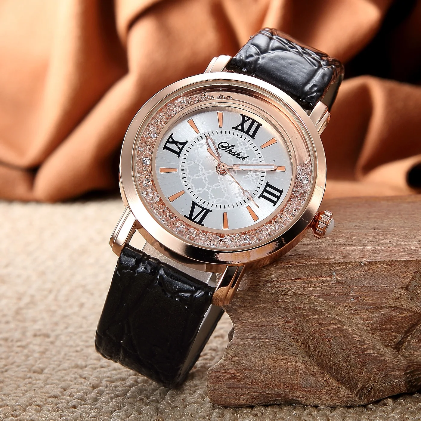 100 шт. оптовая продажа элегантной Леди Мода наручные Часы кварцевые Для женщин Reloj Mujer женские подарки