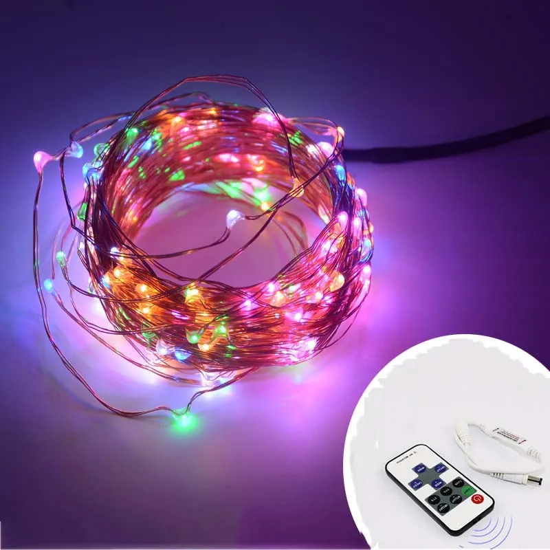 66ft / 20m 200 Leds Copper Wire Warm White LED String Lights Starry
