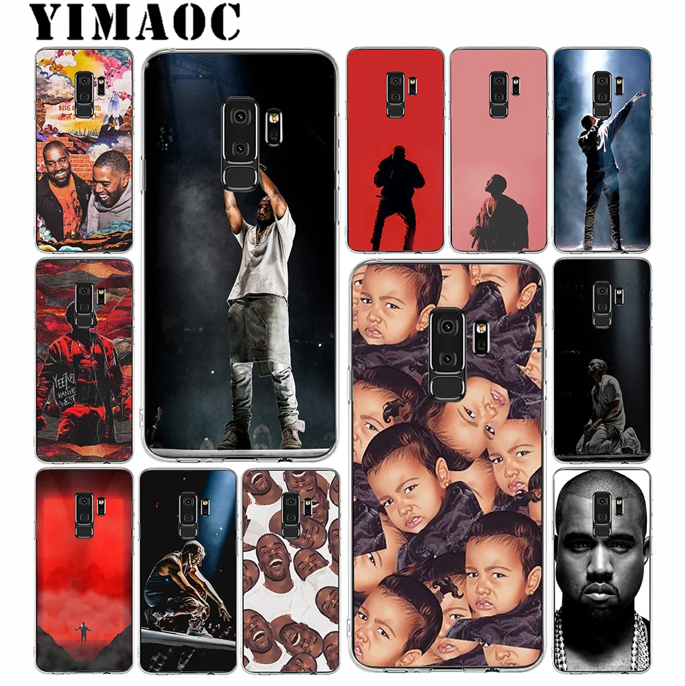 YIMAOC Kanye West Soft Silicone Case for Samsung Galaxy