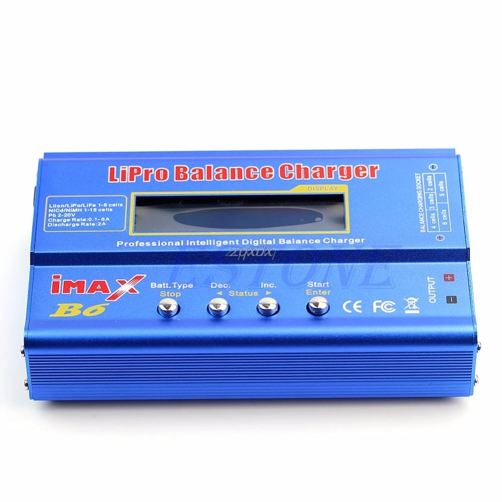 iMAX B6 ЖК-экран цифровой RC Lipo NiMh батарея баланс зарядное устройство и Прямая поставка