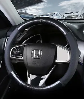 

Car Steering-wheels Cover 37 38cm 15" for honda Passport Pilot/MR-V Vezel/HR-V/XR-V WR-V Acty Freed Jade Mobilio Odyssey Stepwgn