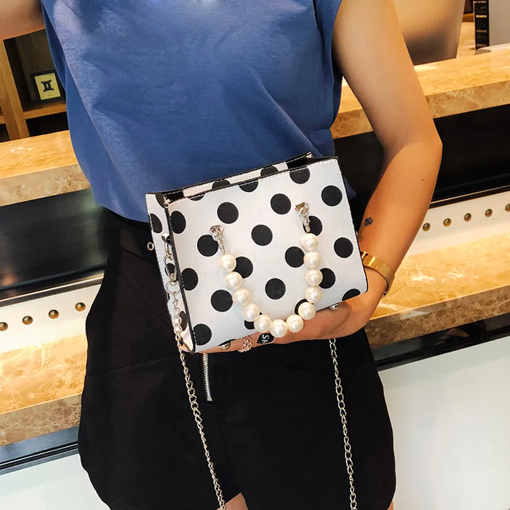 Модная женская сумка на плечо с цепочкой, жемчужная переносная мини-сумка-мессенджер, сумка-мессенджер, bolsas de mujer sac bandouli re femme