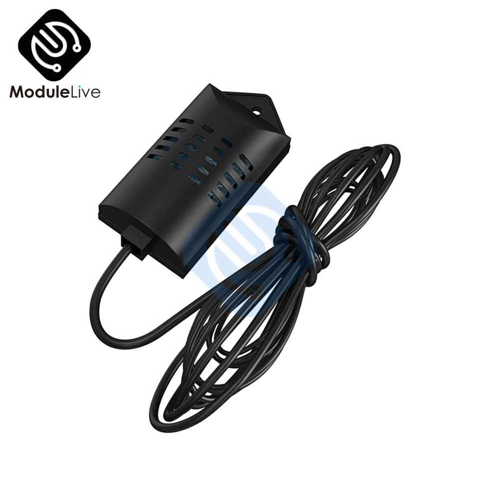 

SHT20 Digital Temperature Humidity Sensor Module with Case 1M Extension Cable 0-100%RH -40 -125 C Replacement AM2320 DHT11 DHT22