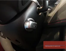 Car Styling ABS Chrome Interni Accessorio Volante Manopola di Regolazione Blocco Pulsante di Copertura Decorazione Assetto Per F-Ritmo 2016