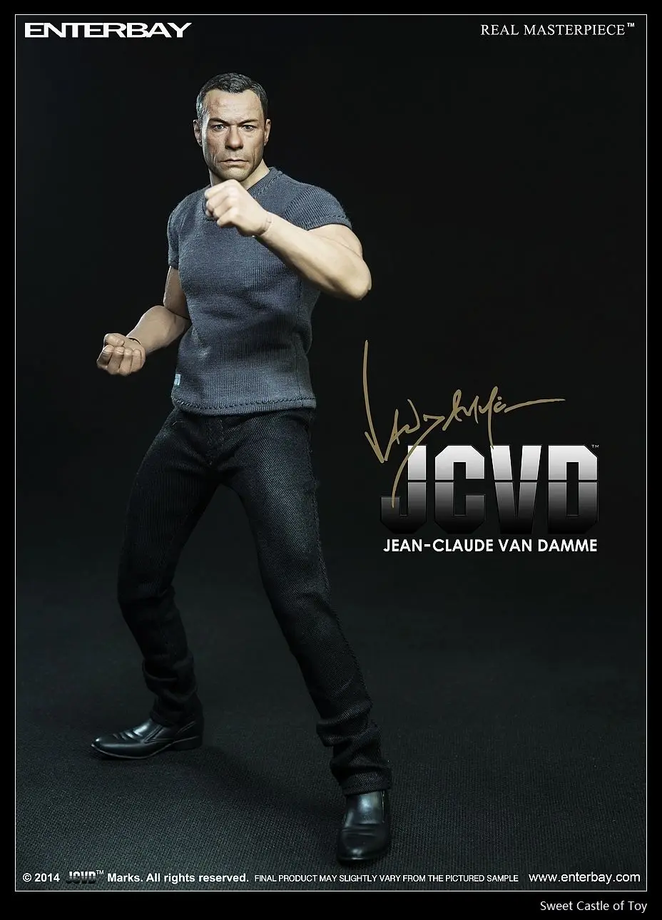 

EB RM-1043 1/6 JCVD Jean-Claude Van Damme Kongfu Super Star 12" EB Collectible Action Figure