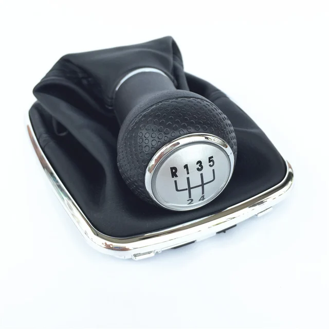 12mm Car Styling Gear Shift Knob Lever Stick Gaiter Boot Cover Collar For Volkswagen VW BORA