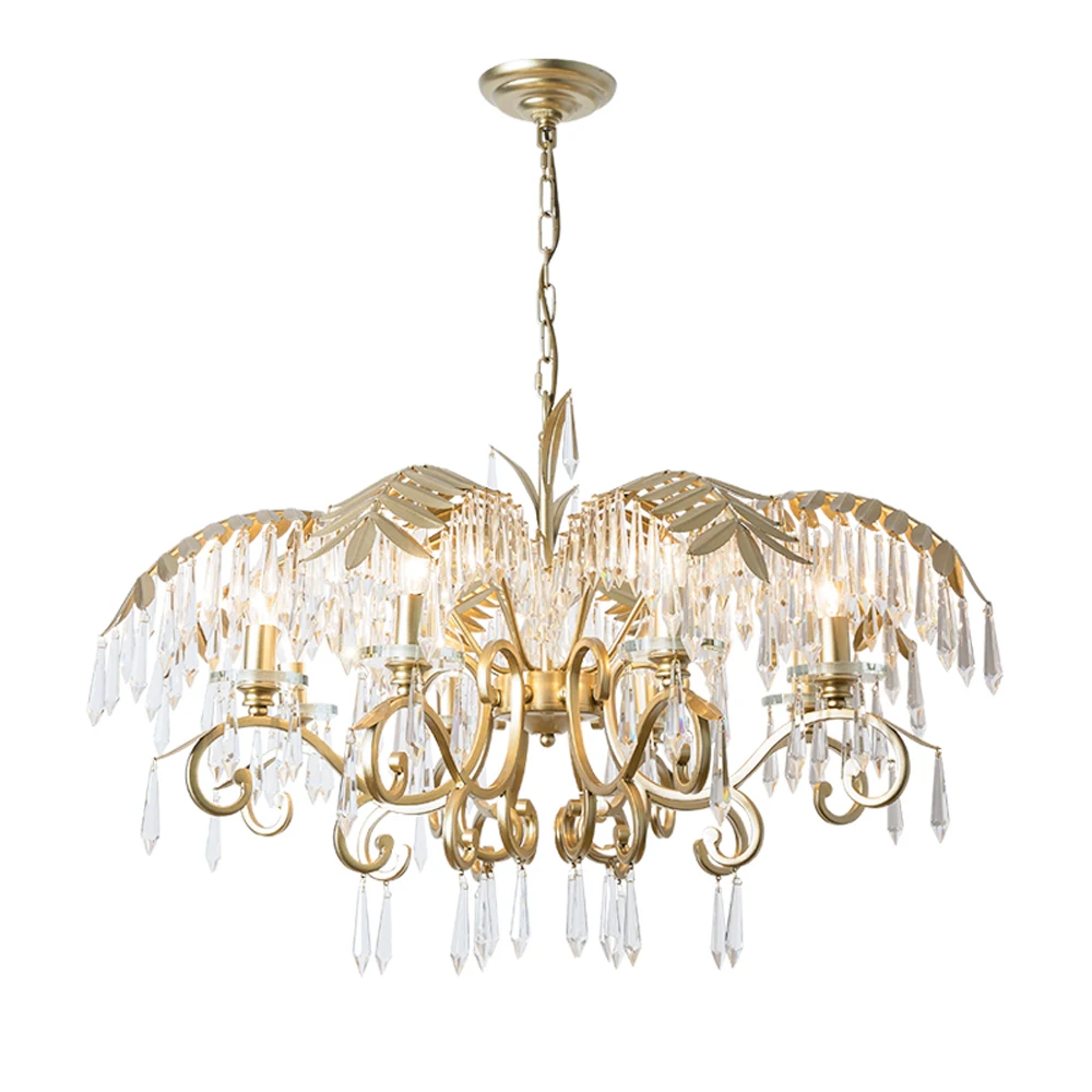 luxury design modern living room crystal chandelier lighting gold dinning room light fixtures AC110V 220V luxury design modern living room crystal chandelier lighting gold dinning room light fixtures AC110V 220V