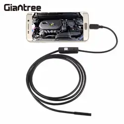 Gaintree HD 7 мм Android USB эндоскопа инспекции бороскоп светодиодные трубки змея Камера область OTG USB endoscoop Камера бороскоп