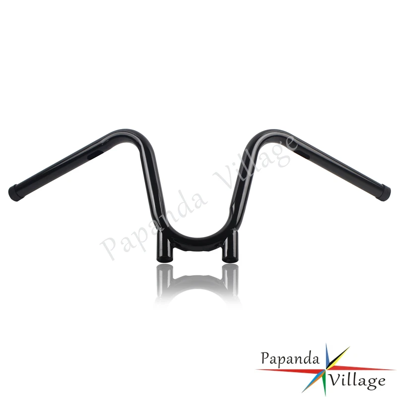 

Black Motorbike 1" APE Bootlegger Handlebar Handle Bar 9.5" rise for Harley Sportster Dyna Chopper Bobber 1982-UP