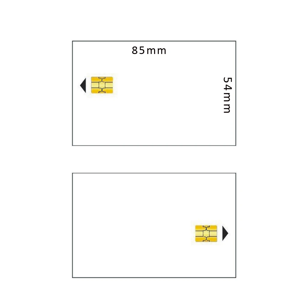 20 шт./лот) ПВХ FM4442 Чип контактные; заготовки Смарт IC Card/SLE 4442 для ACR38U SPC/IPC
