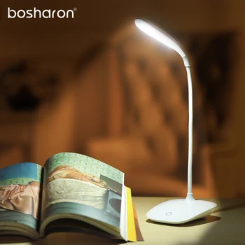 

Table Lamp Touch Switch 3 Modes USB Rechargeable 14 LED Desk Lamp Flexible Reading Light For Bedroom Home LED Table Book Lights