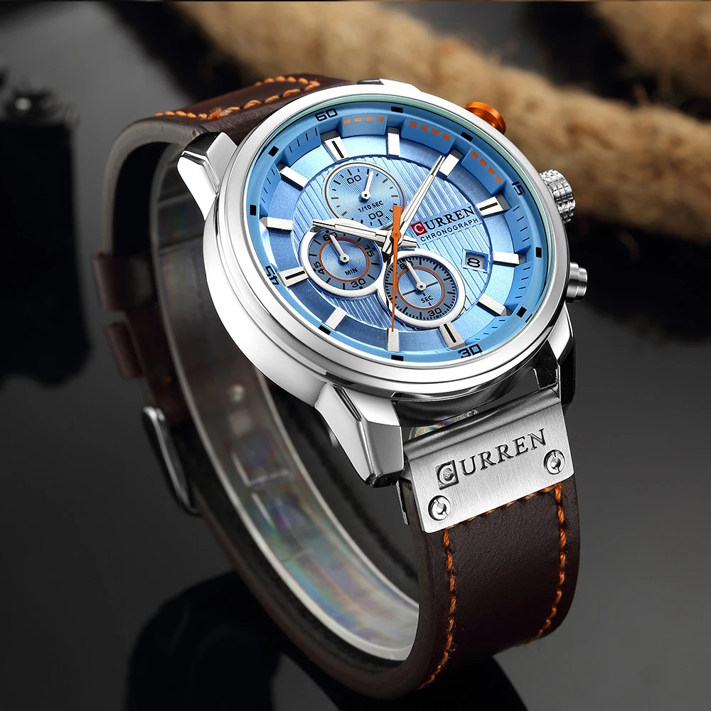 Curren Luxury Waterproof Men's Chronograph Sport Watch