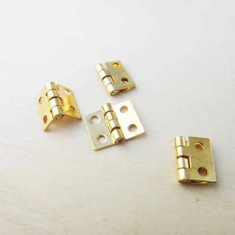 

F17614 JMT 20pcs Mini Folding Copper Hinge Building Model Connector DIY Card Accessory