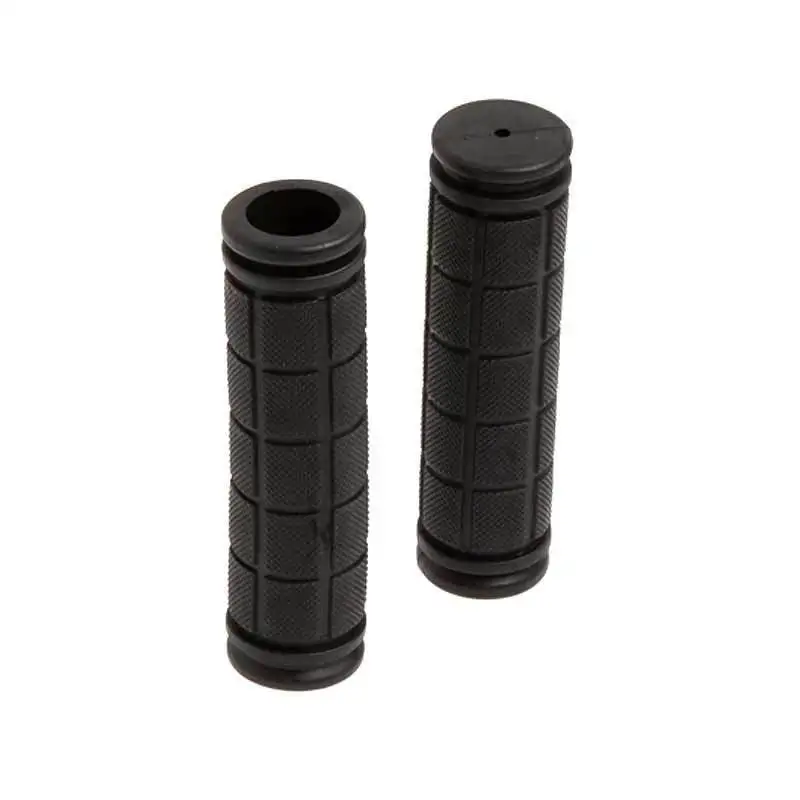 1 Pair Road Bike MTB Bicycle Soft Rubber Fixed Gear Bicycle Black Handlebar Grip (6)