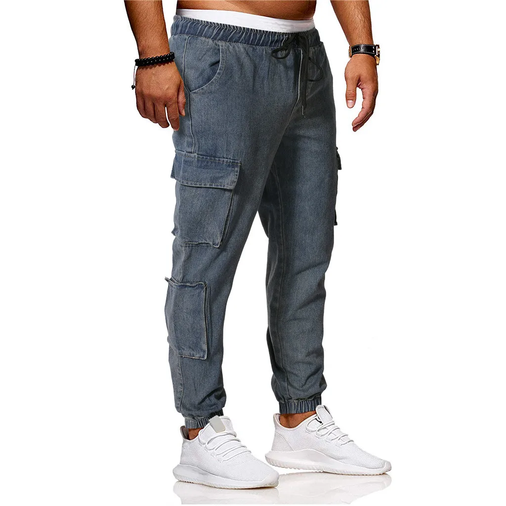Новые повседневные мужские джинсы Vantage Jogger из джинсовой ткани, рваные джинсы, рваные мужские джинсы Pantalon, байкерские джинсы, бренд Masculino 3