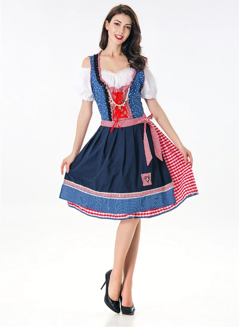 2018 модный костюм Октоберфест немецкий баварский нарядный Dirndl Lederhosen горничной