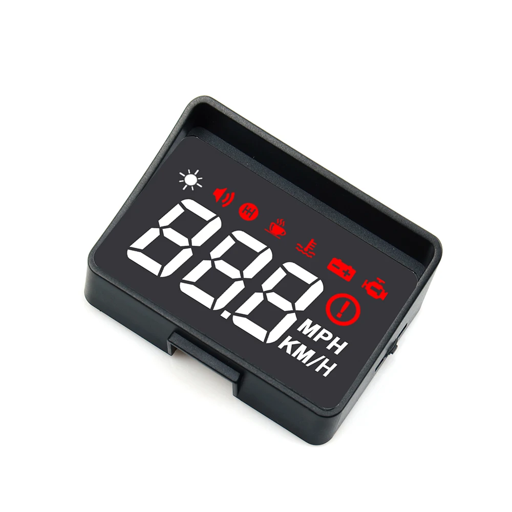 Новейшая модель A100S с блендой лобовое стекло проектор OBD2 II EUOBD HUD Дисплей