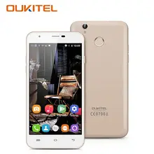 Oukitel u7 plus 4g teléfono móvil android 6.0 5.5 “MT6737 HD IPS Quad Core 2 GB RAM 16 GB ROM 8.0MP Cámara Smartphone de Huellas Digitales
