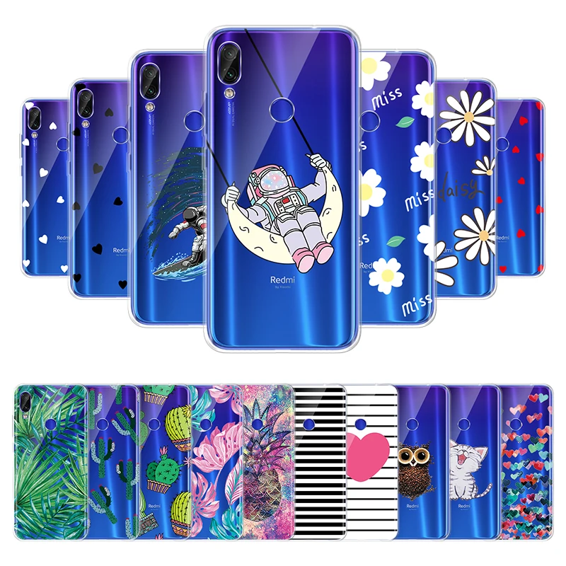 

Case For Xiaomi Redmi Note 6 Pro 6 6A Note 7 pro Soft TPU Pattern Cover for Xiaomi Mi9 SE Pocophone F1 Back Cover Fundas