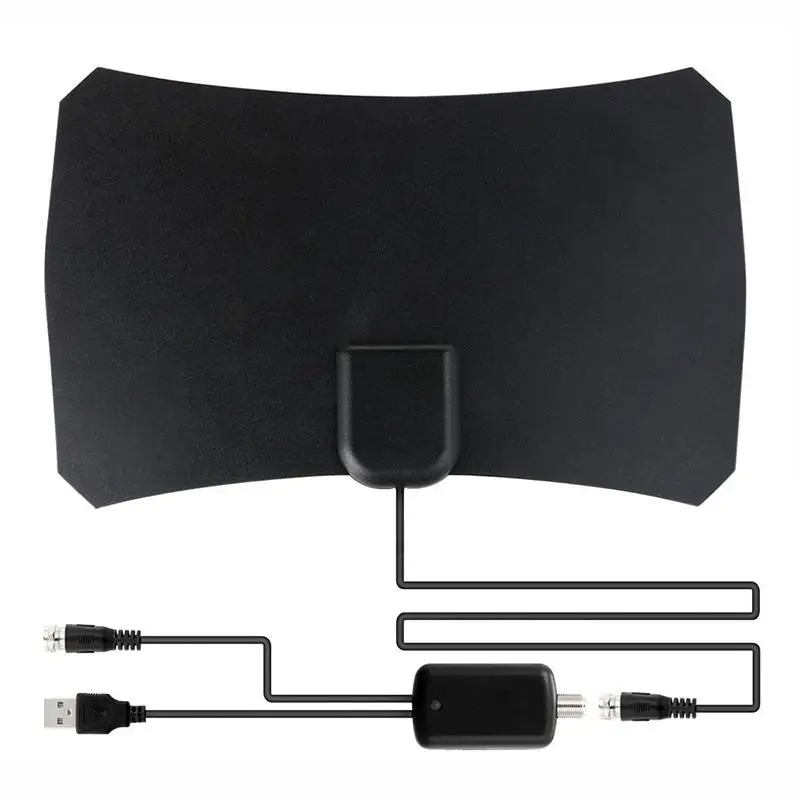 Indoor Digital TV Antenna with Signal Amplifier Booster for HDTV Cable TV Antena TV Radius Surf HD Fox DVB-T Antennas Freeview3