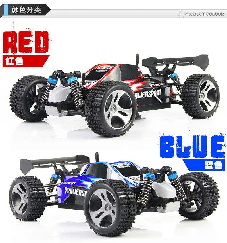 Wltoys 2 4 GHz 4WD RC гоночный автомобиль с дистанционным управлением электрическая