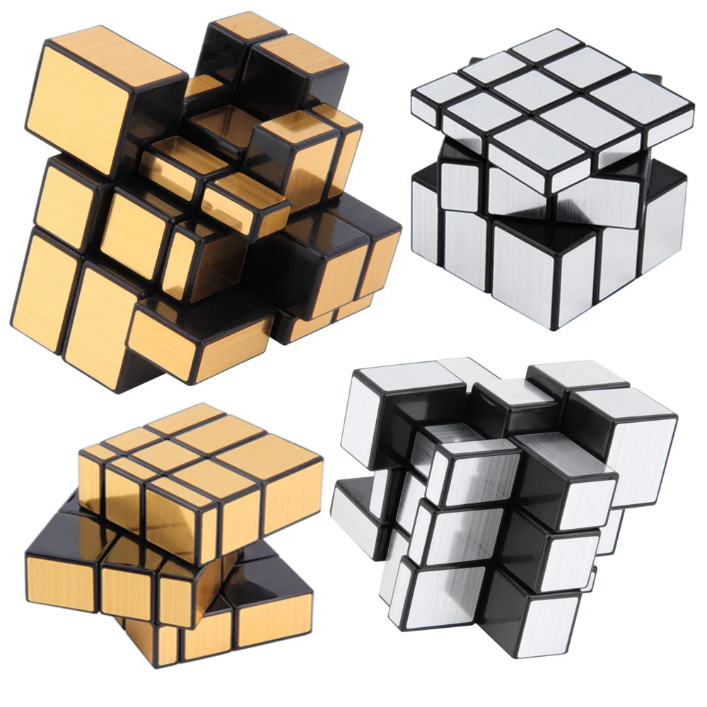 3x3x3 магический зеркальный куб профессиональный скоростной крутящийся обучающий и обучающий для детей Волшебный куб игрушки