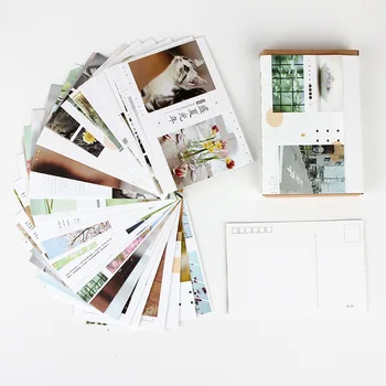 

30 Pcs/Set Summer Scenery series Postcard/Greeting Card/Message Card/Birthday Letter Envelope Gift Card Two sizes