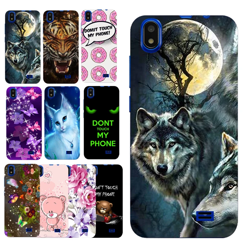 

Wolf Cartoon Animal Print Case Cover for Prestigio Muze V3 LTE PSP3495DUO Soft Shell Housing Bag