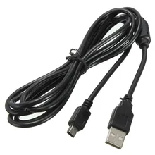 1,8 м Зарядное устройство USB зарядный кабель, шнур для sony Playstation 3 для PS3 контроллер аксессуары черный