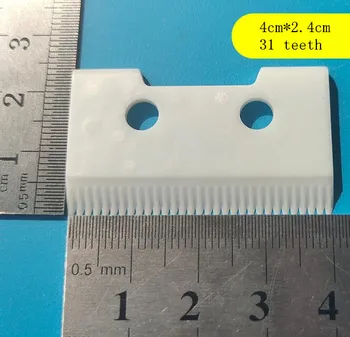 

Free shipping 10pcs 31 teeth white zirconia ceramic clipper blade