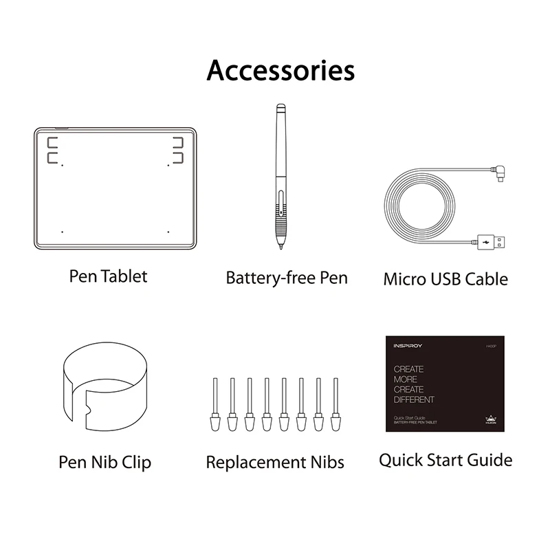 Huion H430p Comprimidos Digitais Assinatura Gráficos Desenho Caneta Tablet Jogo Osu Tablet com Caneta sem Bateria Não Incluindo Luva Tablets digitais - Imagem 6