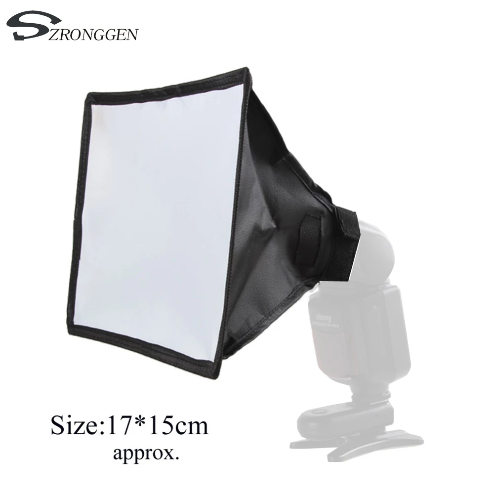 

Silver Reflector Flash Diffuser Softbox Professional Mini Photo Diffuser Soft Light Box for Canon Nikon Sony Camera