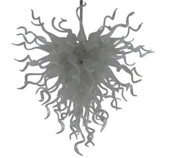 

Art Decor White Murano Glass Home Decoration Crystal Chandeliers