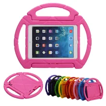 Новые детские 3D мультфильм колеса ручка подставка держатель чехол для Apple iPad 2/3/4 мягкая пена противоударный чехол для iPad 234 9,"+ Защитная пленка на экран+ стилус