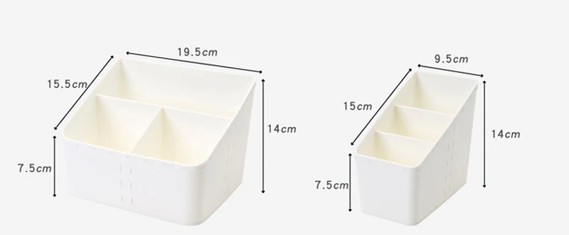 Пластиковый органайзер для макияжа, контейнер для хранения косметики, ящик для домашнего офиса, Рабочий стол, коробка для хранения ювелирных изделий, Прямая поставка