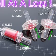 K165B 5 мм анти обратного потока одноходовой клапан Stop Flow DIY воздушный водяной насос запчасти при потере США, Беларусь, Украина