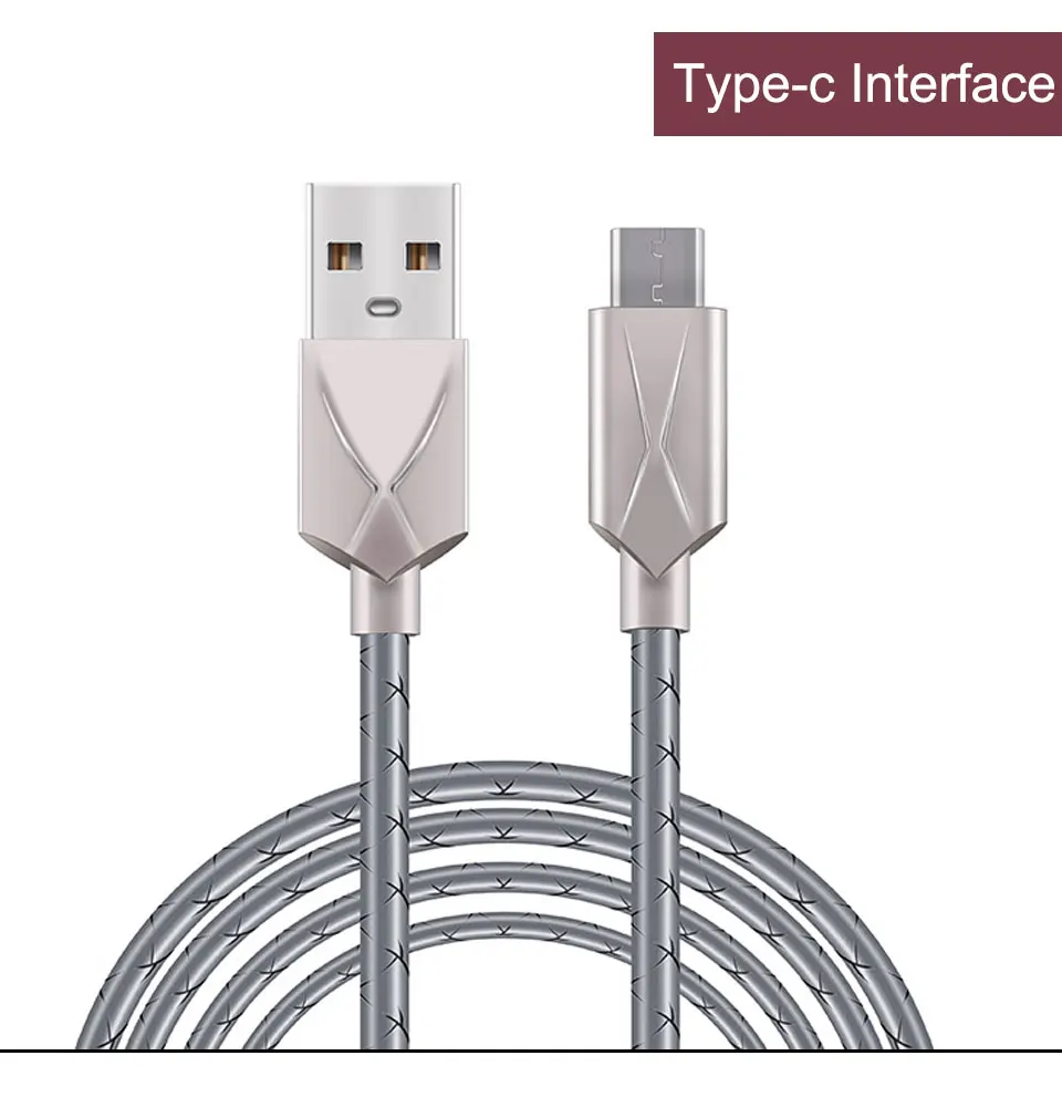 New Arrivals Mobile Phone Data Cable Charging Line Micro Type-c Andrews iOS 1m Line For iOS7 8 9 10 Copper Core Material (5)