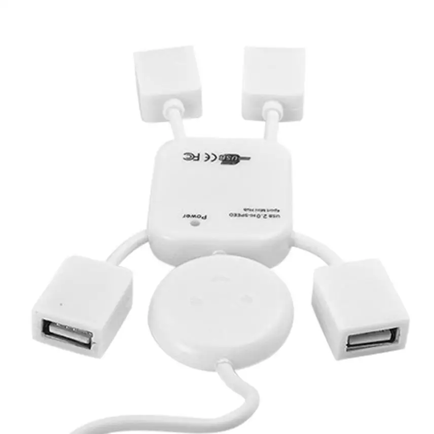 HIPERDEAL новый 4 портовый концентратор высокоскоростной USB 2 0 человекоидный