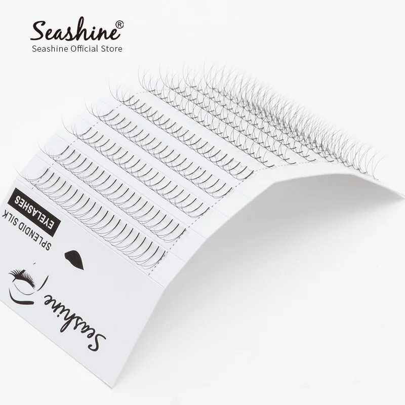 

Seashine Factory Price All Size Curl 2D Volume Eyelash Mink lash False Lashes Individual Eyelash Extensions Free Shipping