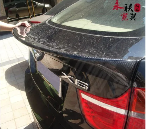 

For BMW X6 E71 Spoiler Carbon Fiber AC Spoiler For X6 2008 2009 2010 2011 2012 2013 2014Rear Trunk Wing AC Spoiler