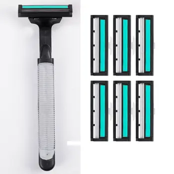 

Men's Traditional Classic Double Edge Chrome Shaving Safety Razor + Blade