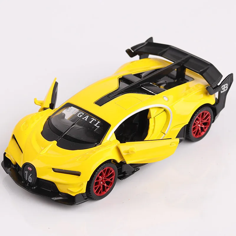 

High quality 1:32 GT sports car alloy model,simulation die-casting sound and light pull back boutique gift model,free shipping