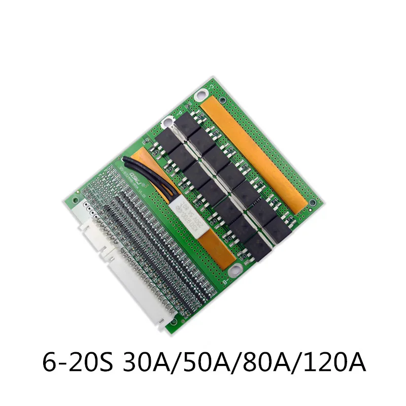 

3.7V /3.2V 6S/7S/10S/13S/20S/6-20S 30A/50A/80A//120A BMS Board /Li-ion Battery Protective board/Lifep04 battery protection board