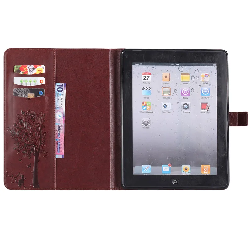 Wekays For iPad 2 3 4 Case Luxury Cartoon Cat and Tree Leather Flip Case For Apple iPad 3 ipad 4 Stand Full Cover Capa Funda Wekays For iPad 2 3 4 Case Luxury Cartoon Cat and Tree Leather Flip Case For Apple iPad 3 ipad 4 Stand Full Cover Capa Funda