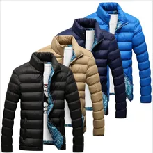 2018 New Jackets Parka Men Hot Sale Quality Autumn Winter Warm Outwear Brand font b Slim