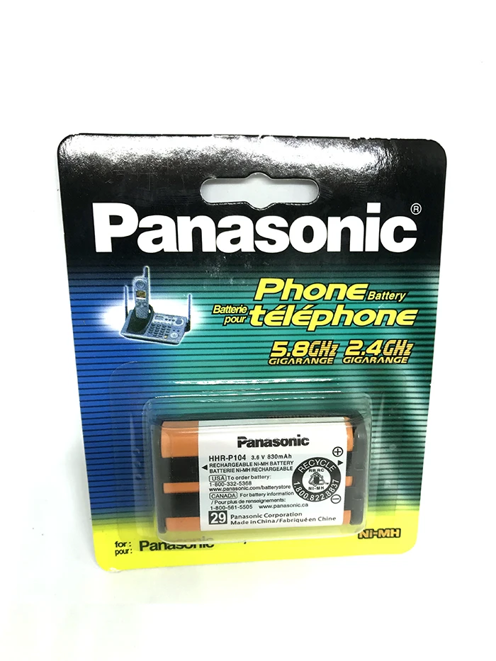 1Pcs/Lot HHR P104 Ni MH Rechargeable Battery 830mah For Panasonic