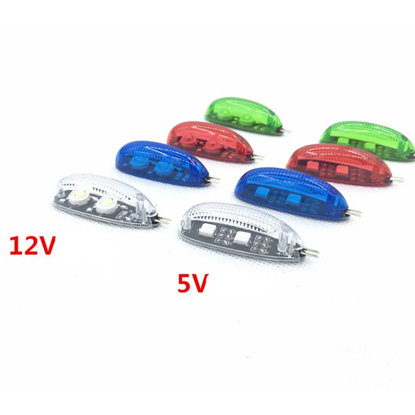 

Intelligent Navigation Light 5V/12V LED Red Green White Blue Wireless for Fixed wing / Delta wing / FPV Racing Drone quadcopter