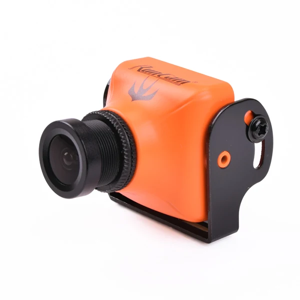 Оранжевый цвет Runcam Swift 600TVL 90 градусов широкоугольная камера FPV PAL / NTSC DC 5-17V вход для